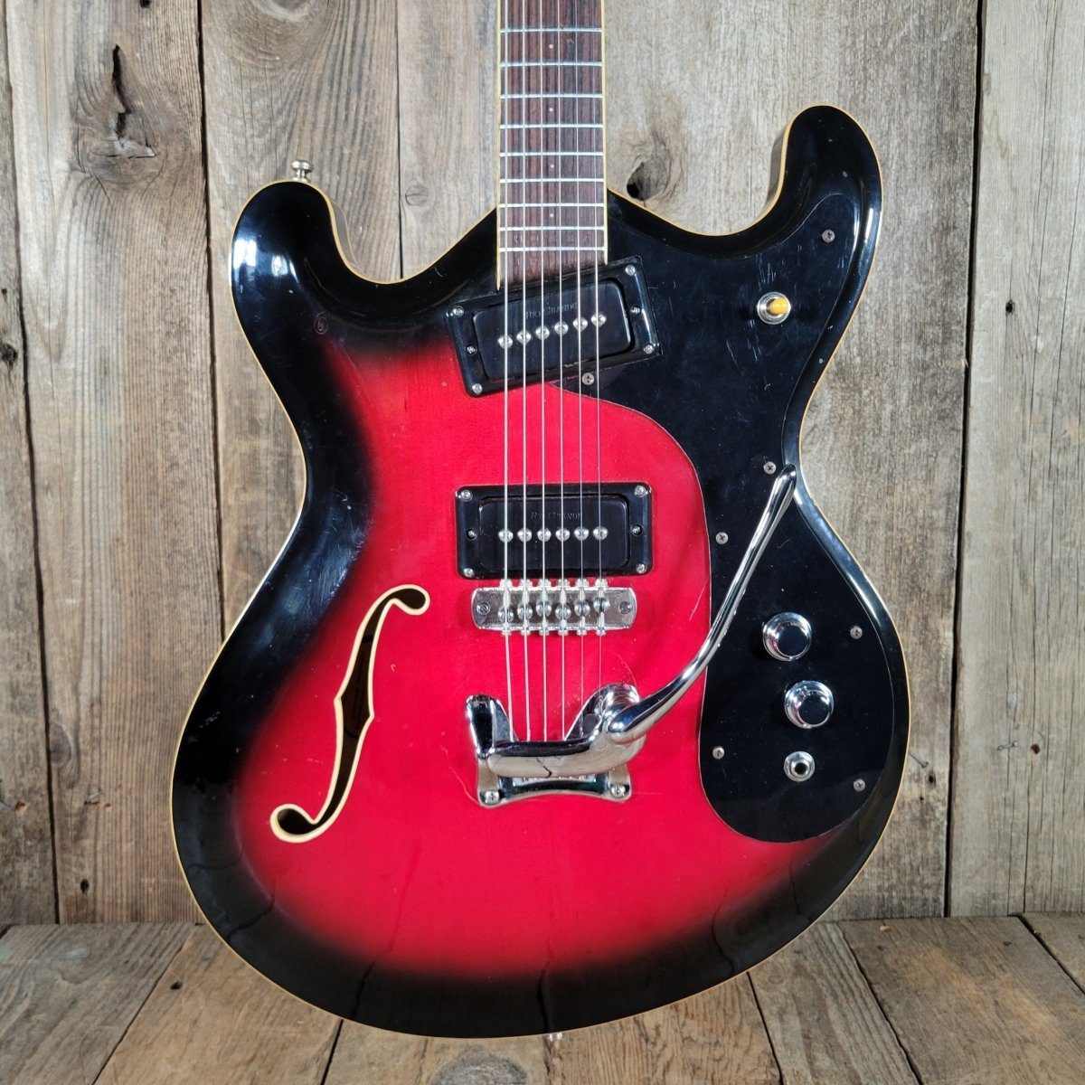 Mosrite of California Combo 1967 – Vintage Semi - Hollow Electric Guitar, SP Serial Number Prototype - Mahar's Vintage Guitars