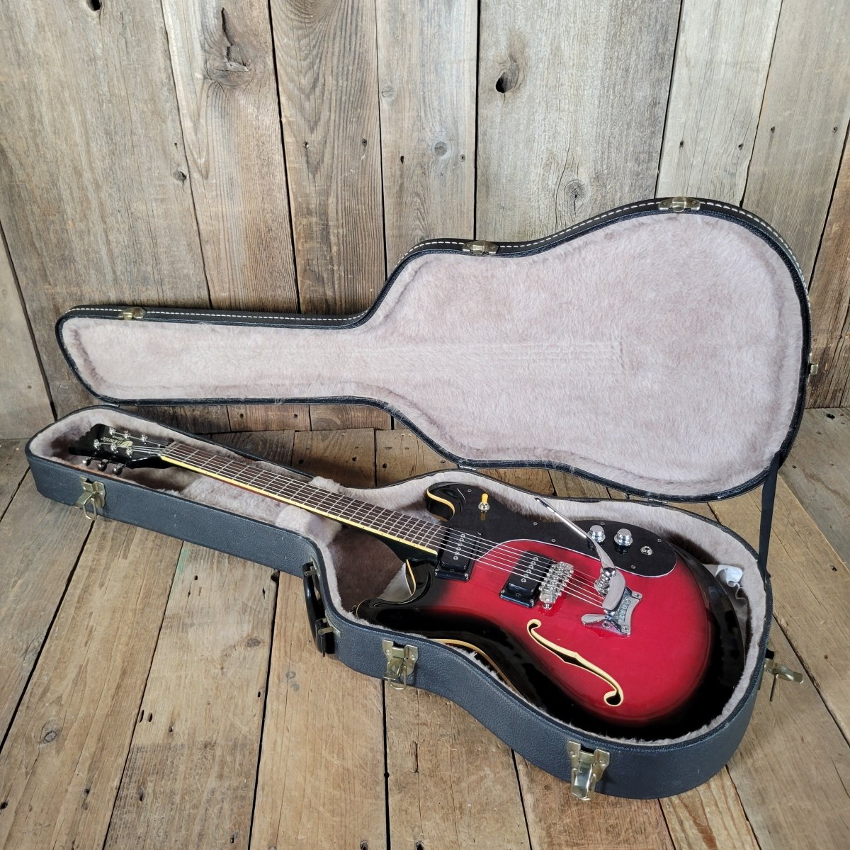 Mosrite of California Combo 1967 – Vintage Semi - Hollow Electric Guitar, SP Serial Number Prototype - Mahar's Vintage Guitars