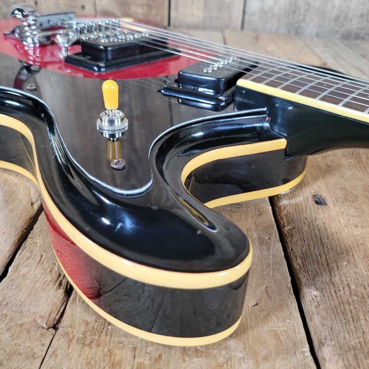 Mosrite of California Combo 1967 – Vintage Semi - Hollow Electric Guitar, SP Serial Number Prototype - Mahar's Vintage Guitars