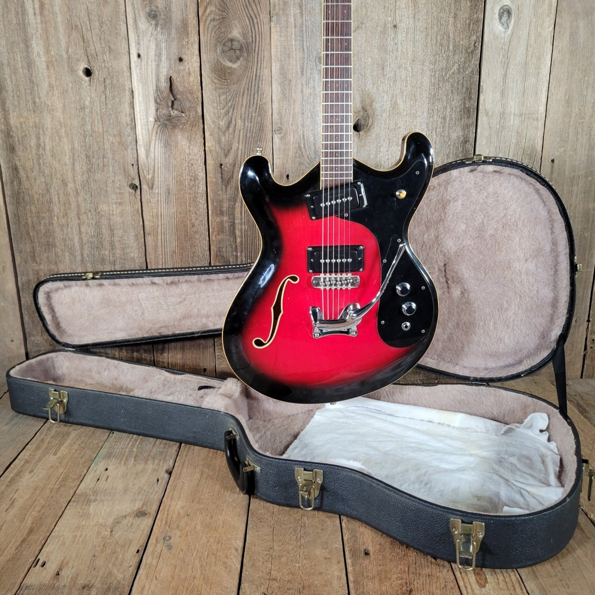 Mosrite of California Combo 1967 – Vintage Semi - Hollow Electric Guitar, SP Serial Number Prototype - Mahar's Vintage Guitars