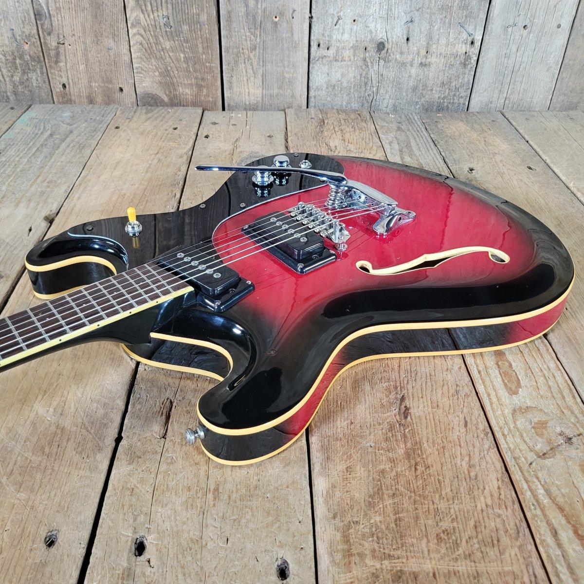 Mosrite of California Combo 1967 – Vintage Semi - Hollow Electric Guitar, SP Serial Number Prototype - Mahar's Vintage Guitars