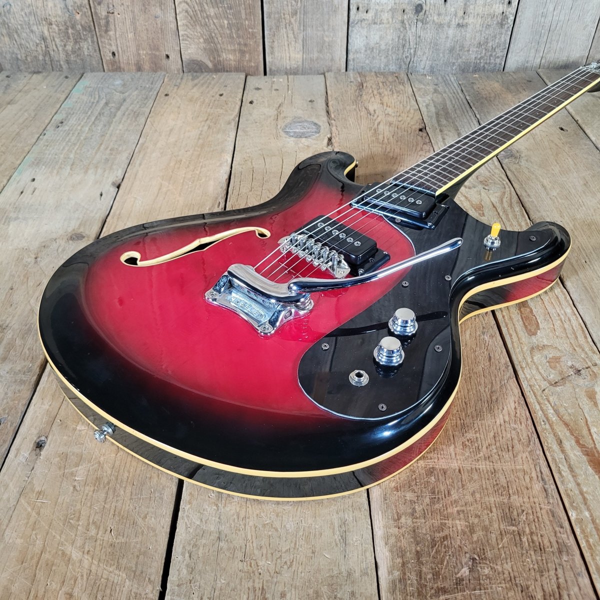 Mosrite of California Combo 1967 – Vintage Semi - Hollow Electric Guitar, SP Serial Number Prototype - Mahar's Vintage Guitars