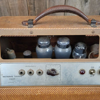 National New Yorker Lap Steel and Model 75 Tweed Amplifier Set 1940 - Mahar's Vintage Guitars