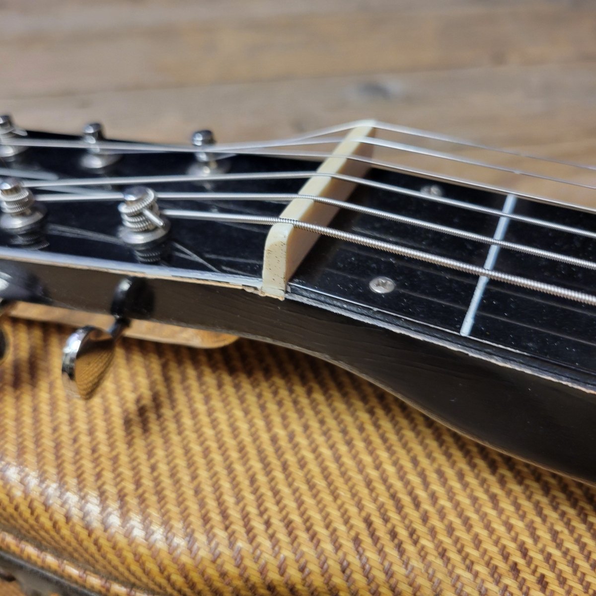 National New Yorker Lap Steel and Model 75 Tweed Amplifier Set 1940 - Mahar's Vintage Guitars