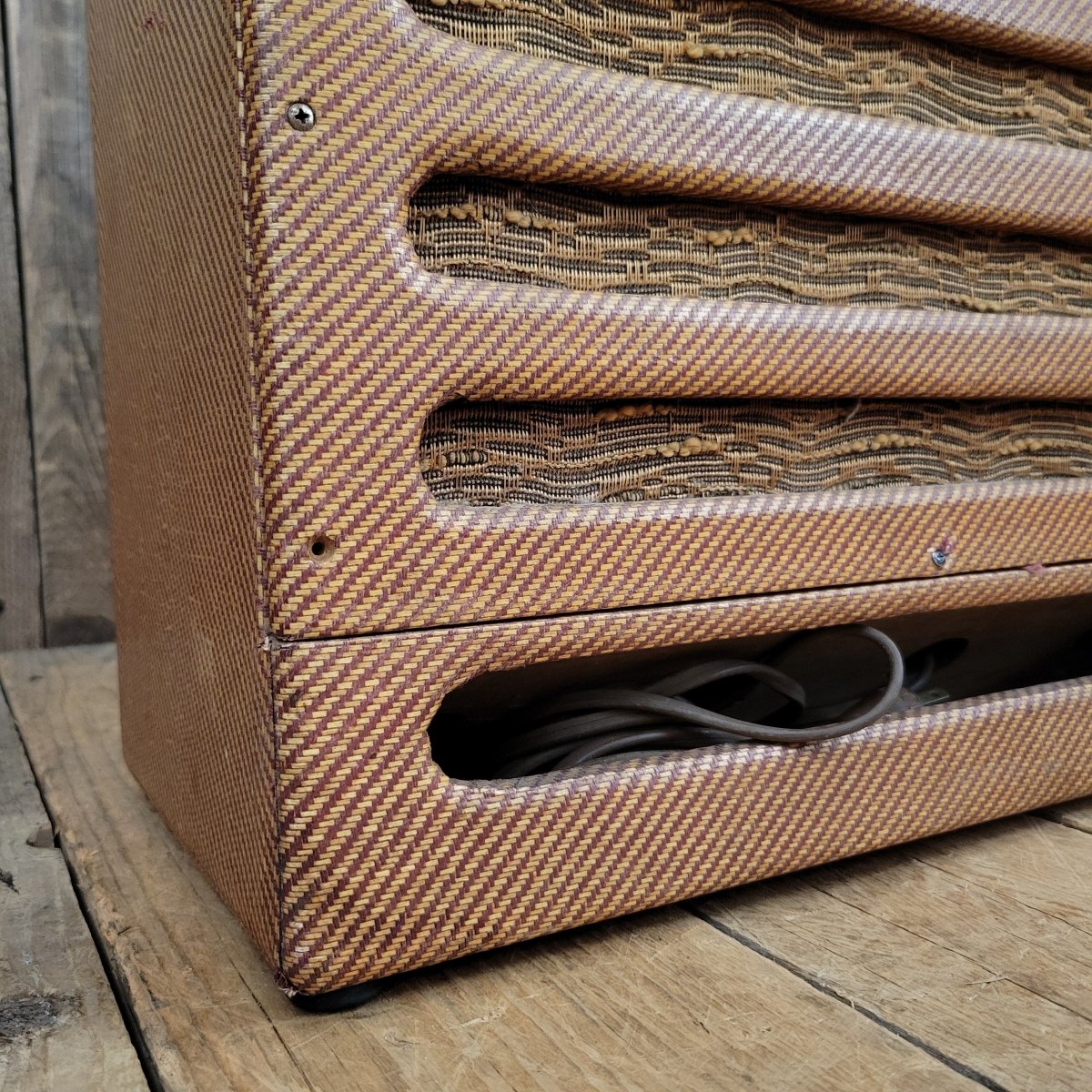 National New Yorker Lap Steel and Model 75 Tweed Amplifier Set 1940 - Mahar's Vintage Guitars