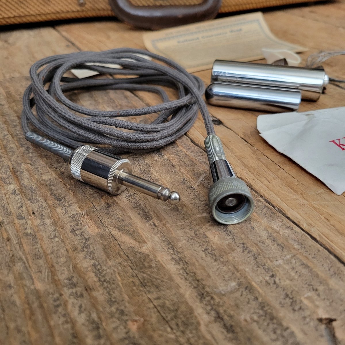 National New Yorker Lap Steel and Model 75 Tweed Amplifier Set 1940 - Mahar's Vintage Guitars