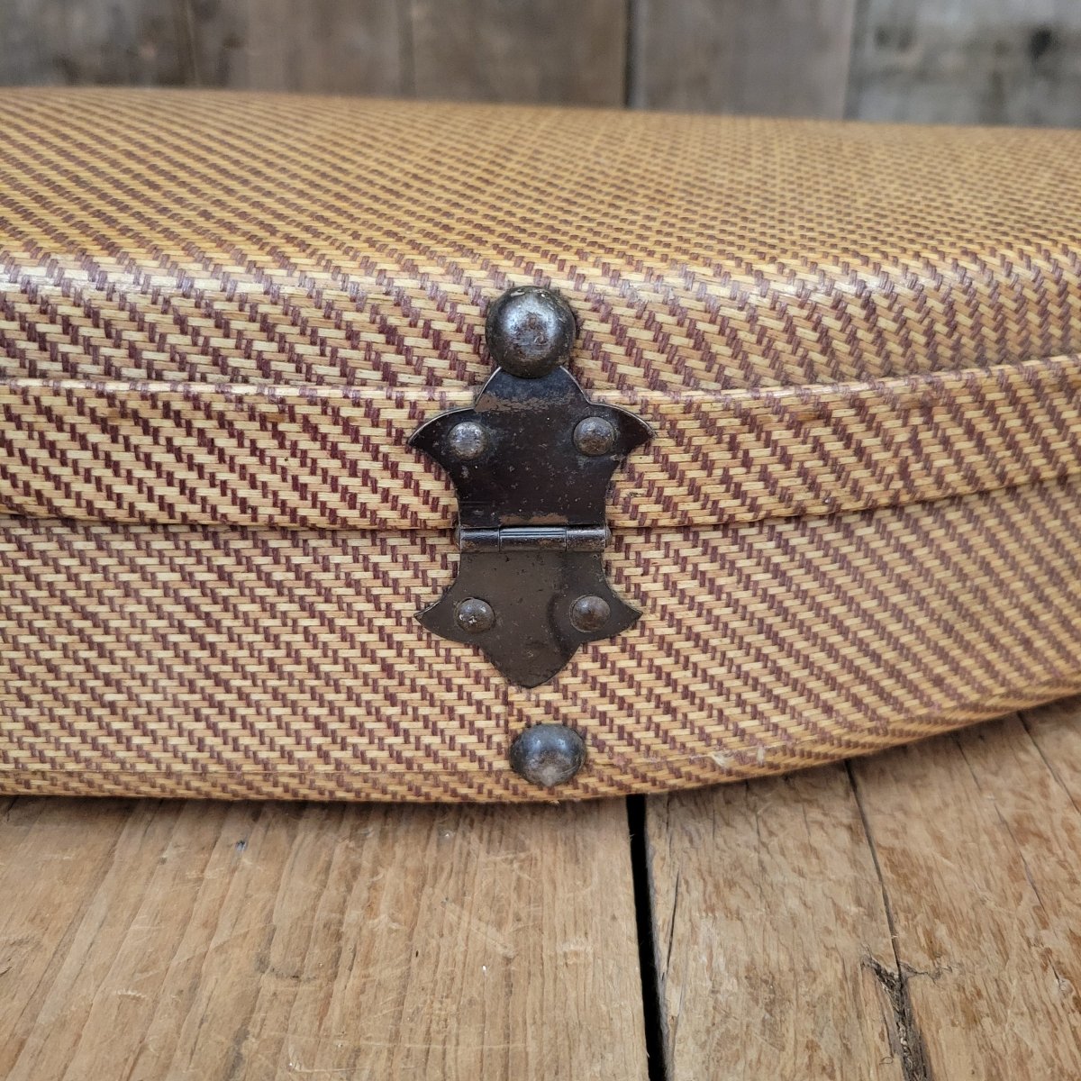 National New Yorker Lap Steel and Model 75 Tweed Amplifier Set 1940 - Mahar's Vintage Guitars