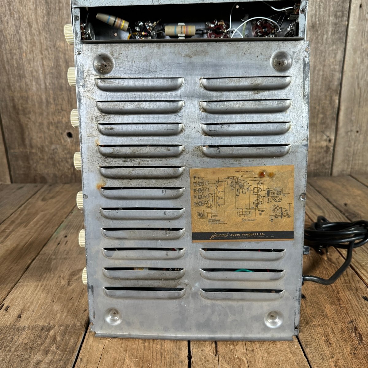 Newcomb H - 50 PA head guitar amp 50 watts 1950's - Mahar's Vintage Guitars