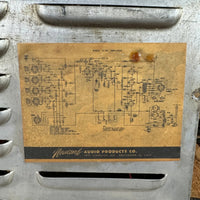 Newcomb H - 50 PA head guitar amp 50 watts 1950's - Mahar's Vintage Guitars