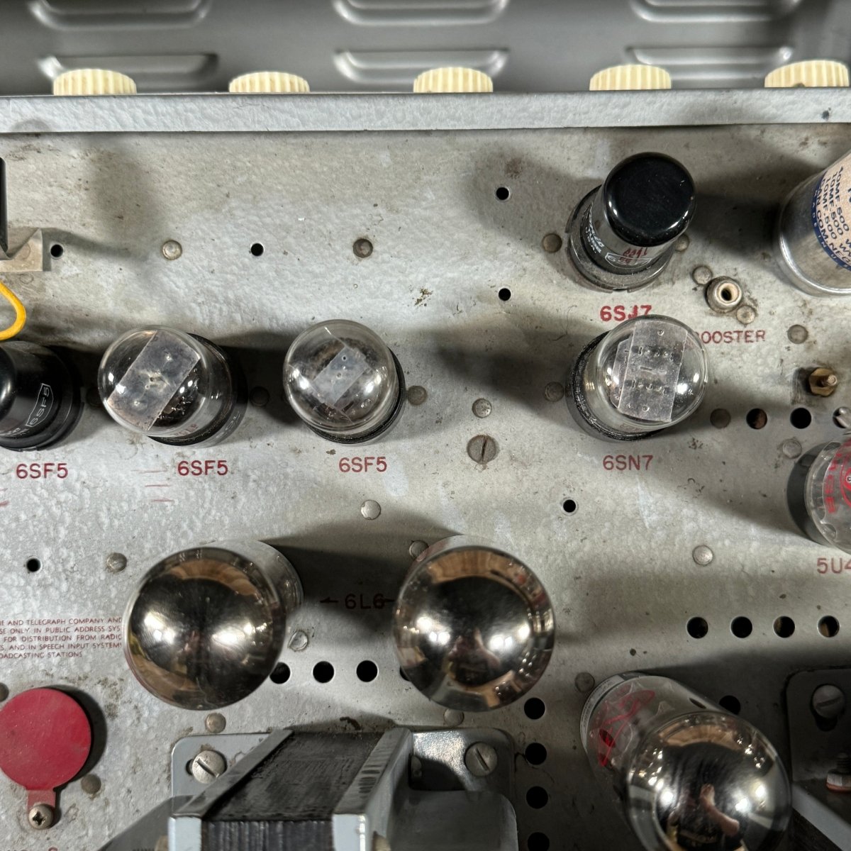 Newcomb H - 50 PA head guitar amp 50 watts 1950's - Mahar's Vintage Guitars