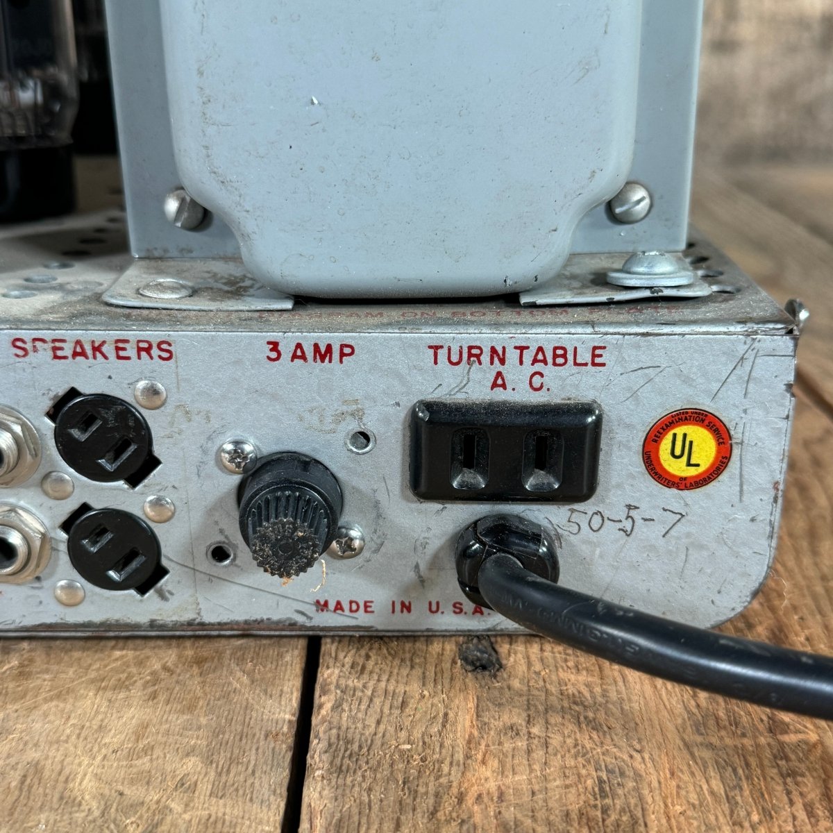 Newcomb H - 50 PA head guitar amp 50 watts 1950's - Mahar's Vintage Guitars