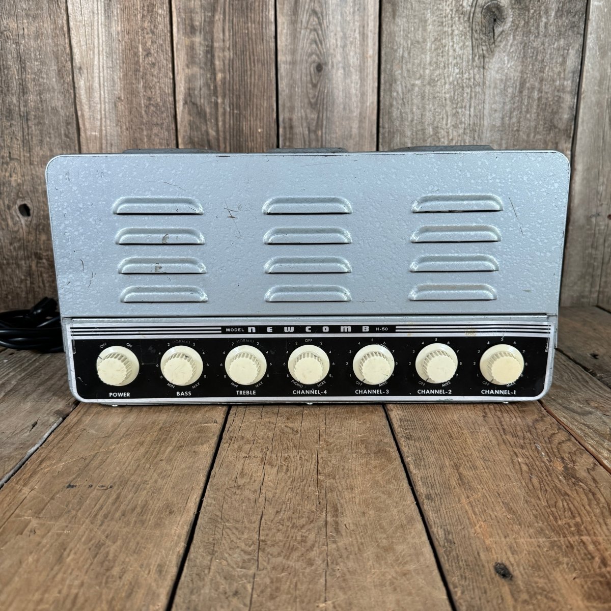 Newcomb H - 50 PA head guitar amp 50 watts 1950's - Mahar's Vintage Guitars