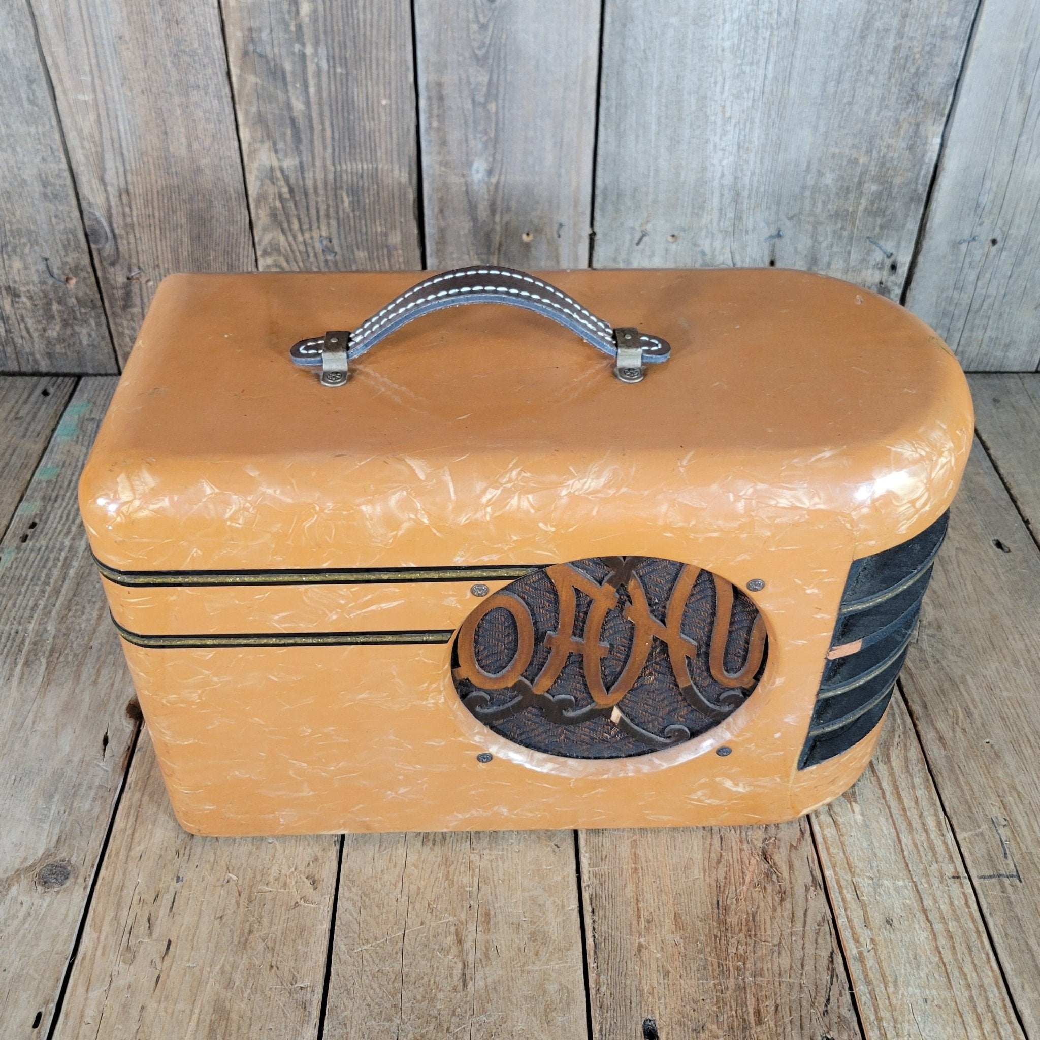 Oahu 385K Melody Master Amp Pink Pearloid 1941 - Mahar's Vintage Guitars