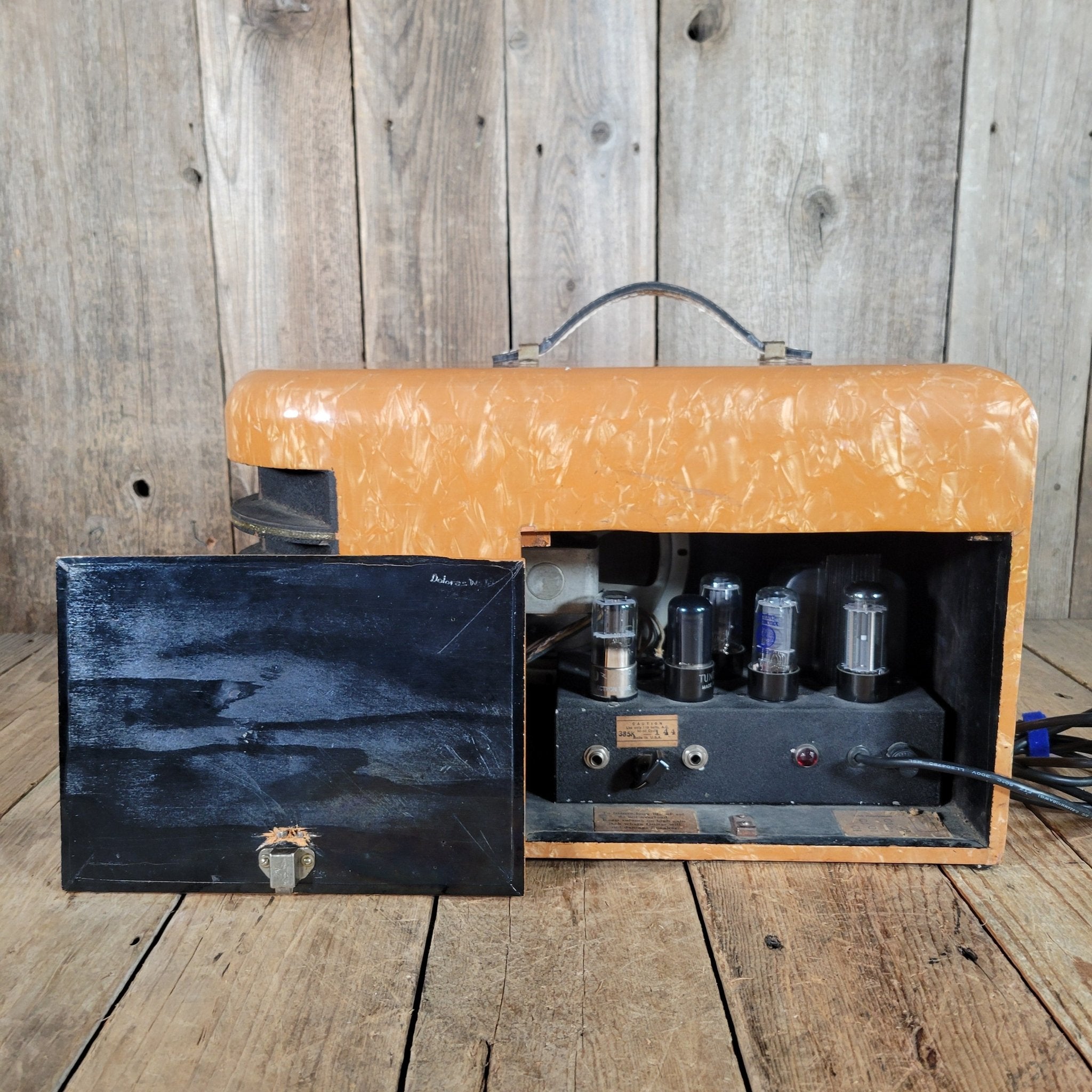 Oahu 385K Melody Master Amp Pink Pearloid 1941 - Mahar's Vintage Guitars