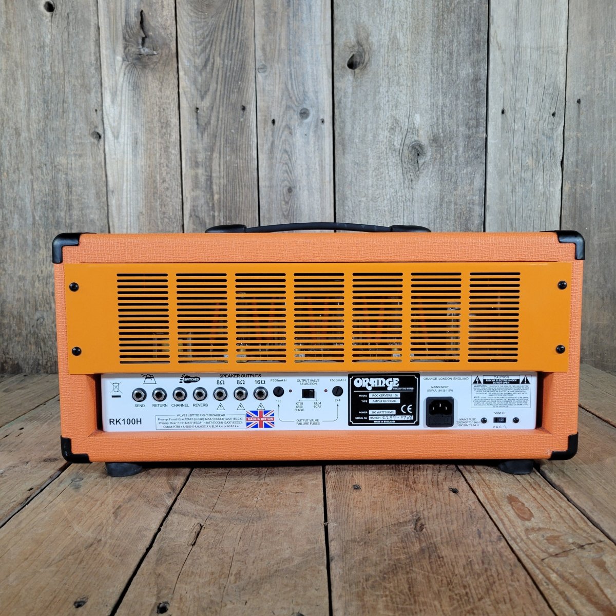 Orange Rockerverb 100 MK II Head – Mint Condition 2008 Tube Amplifier - Mahar's Vintage Guitars