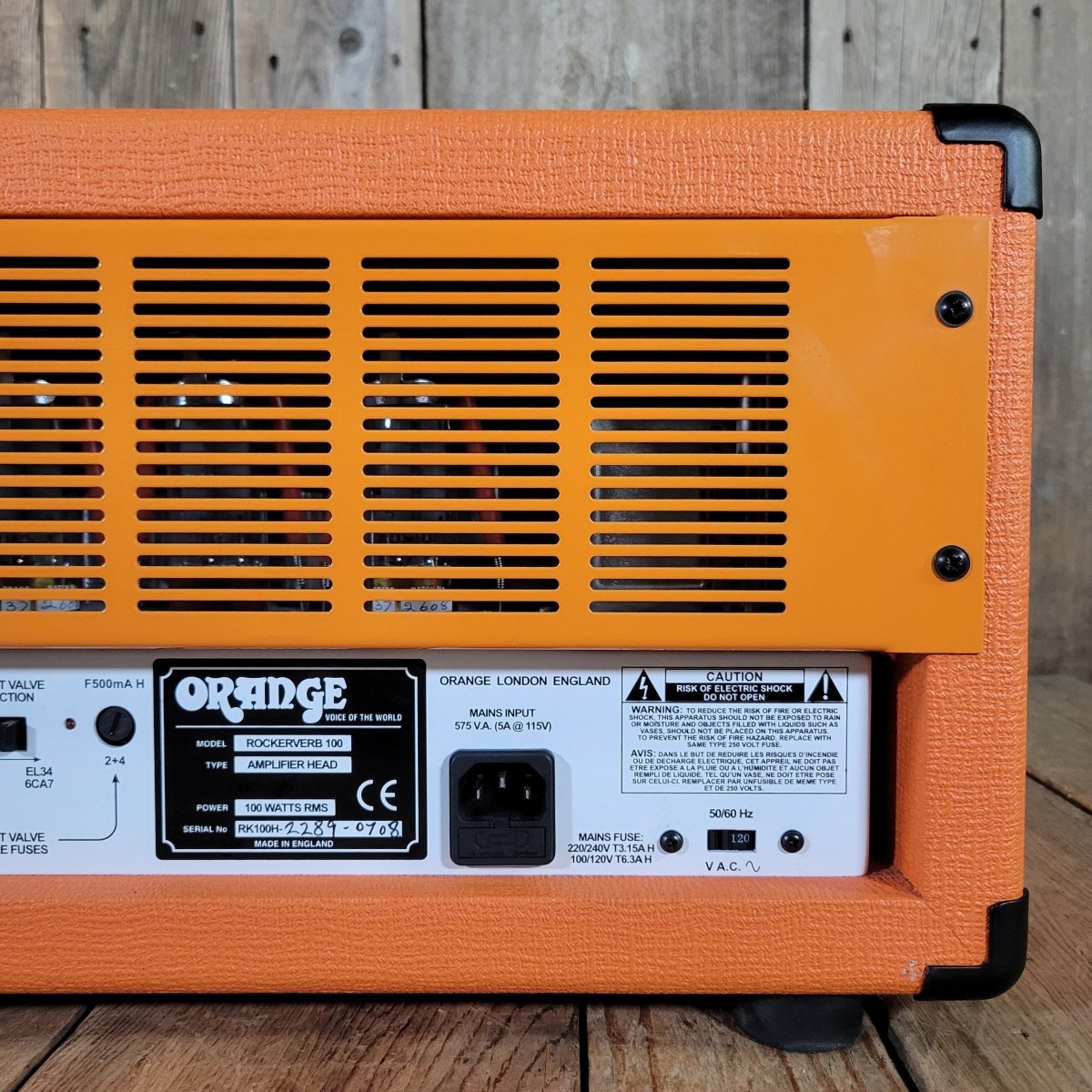 Orange Rockerverb 100 MK II Head – Mint Condition 2008 Tube Amplifier - Mahar's Vintage Guitars