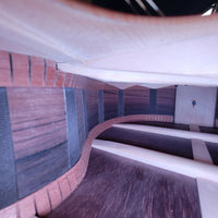 Preston Thompson 2020 Size 2 BA Parlor Guitar – Brazilian Rosewood & Adirondack Spruce, Calton Case, Handcrafted Excellence - Mahar's Vintage Guitars