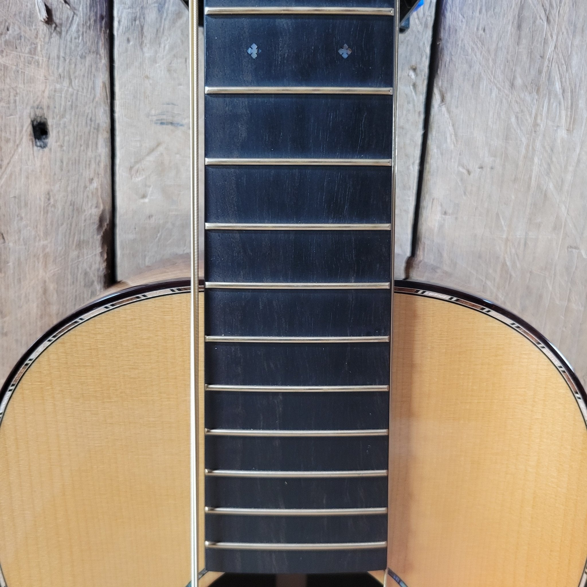 Preston Thompson 2020 Size 2 BA Parlor Guitar – Brazilian Rosewood & Adirondack Spruce, Calton Case, Handcrafted Excellence - Mahar's Vintage Guitars