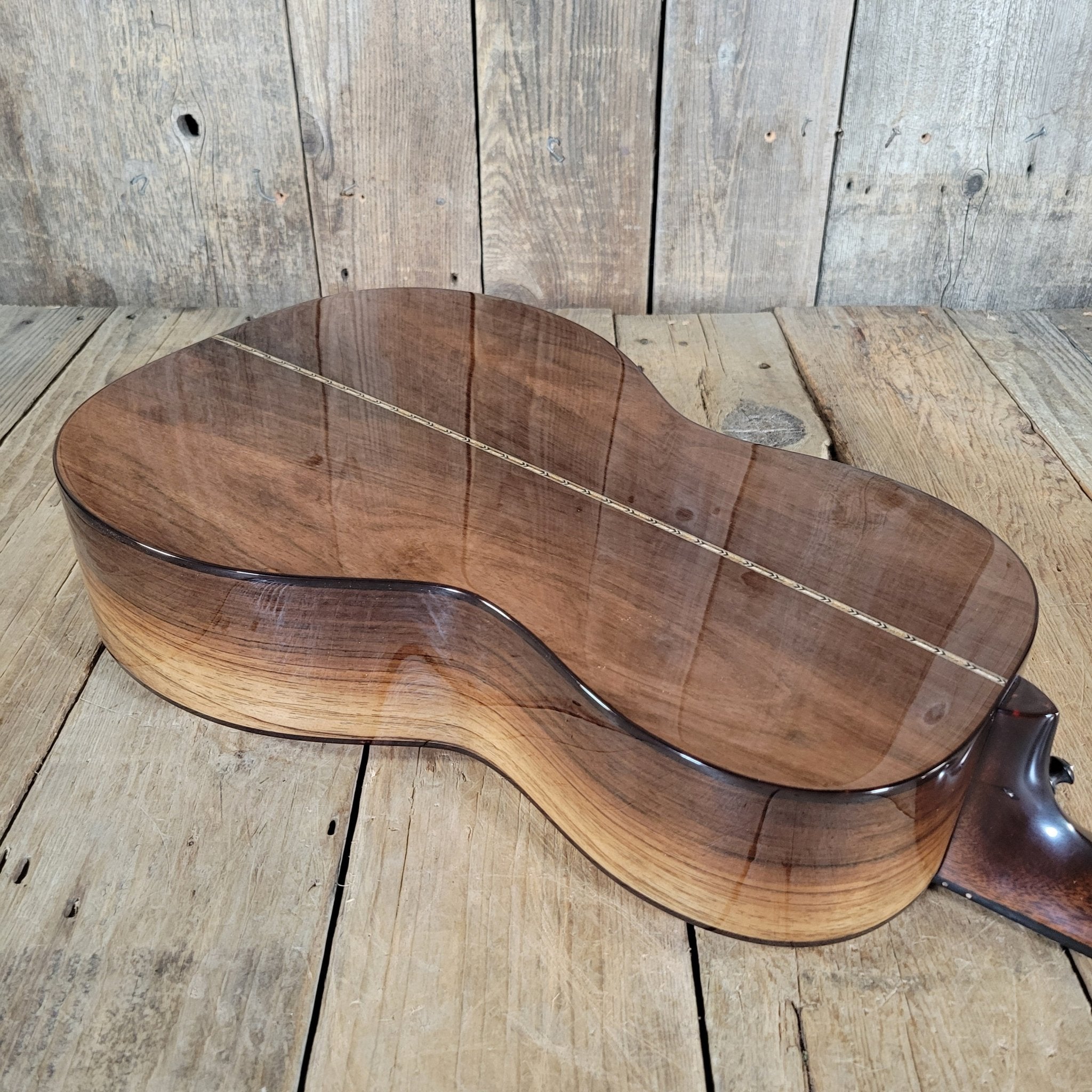 Preston Thompson 2020 Size 2 BA Parlor Guitar – Brazilian Rosewood & Adirondack Spruce, Calton Case, Handcrafted Excellence - Mahar's Vintage Guitars