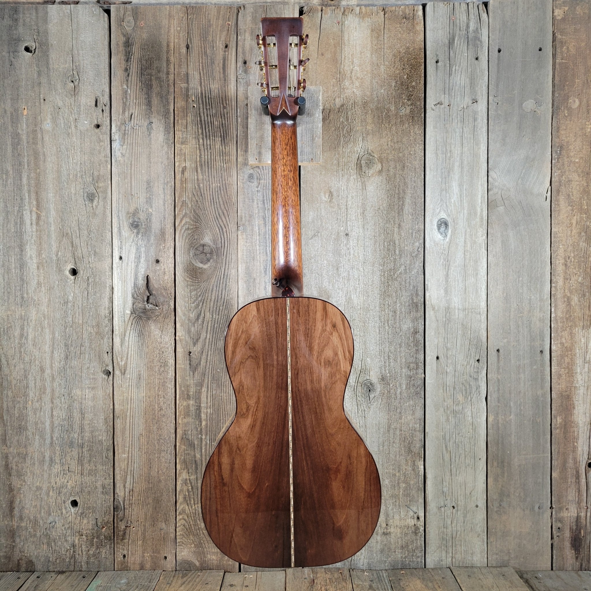 Preston Thompson 2020 Size 2 BA Parlor Guitar – Brazilian Rosewood & Adirondack Spruce, Calton Case, Handcrafted Excellence - Mahar's Vintage Guitars