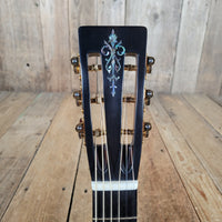 Preston Thompson 2020 Size 2 BA Parlor Guitar – Brazilian Rosewood & Adirondack Spruce, Calton Case, Handcrafted Excellence - Mahar's Vintage Guitars