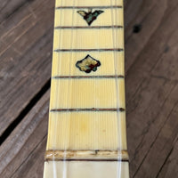 Rare 1930s "The Gibson" Poinsettia Ukulele – Hand - Painted Style 3 Soprano with Floral Motif 1926 - 1929 - Mahar's Vintage Guitars