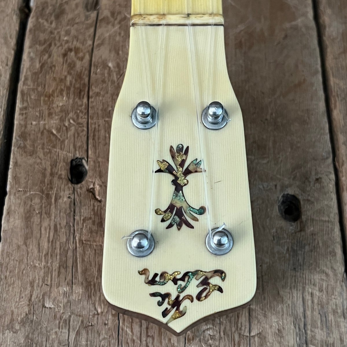Rare 1930s "The Gibson" Poinsettia Ukulele – Hand - Painted Style 3 Soprano with Floral Motif 1926 - 1929 - Mahar's Vintage Guitars
