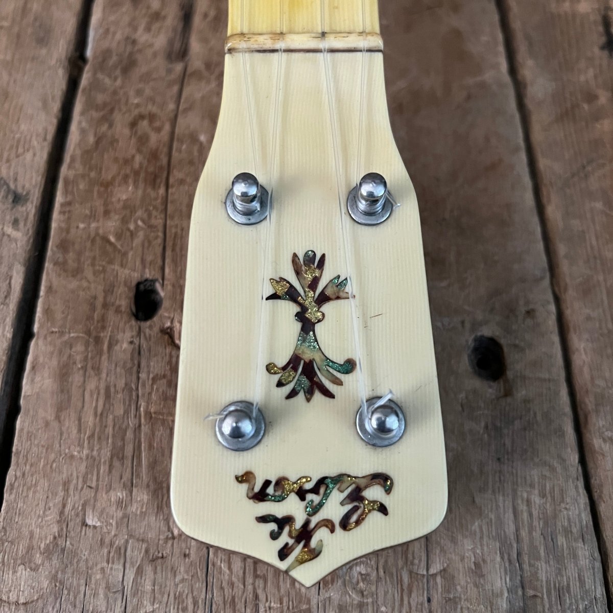 Rare 1930s "The Gibson" Poinsettia Ukulele – Hand - Painted Style 3 Soprano with Floral Motif 1926 - 1929 - Mahar's Vintage Guitars