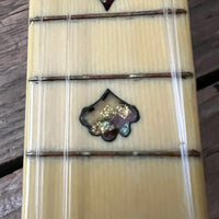 Rare 1930s "The Gibson" Poinsettia Ukulele – Hand - Painted Style 3 Soprano with Floral Motif 1926 - 1929 - Mahar's Vintage Guitars