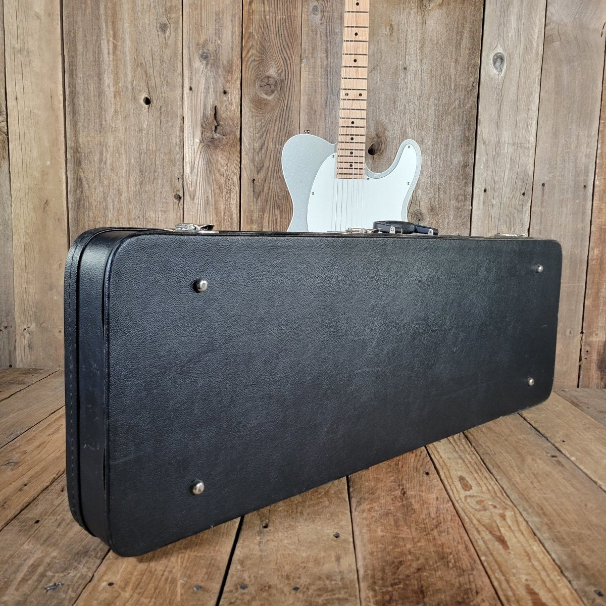 Reverend Eastsider E Pete Anderson Esquire – Silver Sparkle, 2022, w/Hardshell Case - Mahar's Vintage Guitars