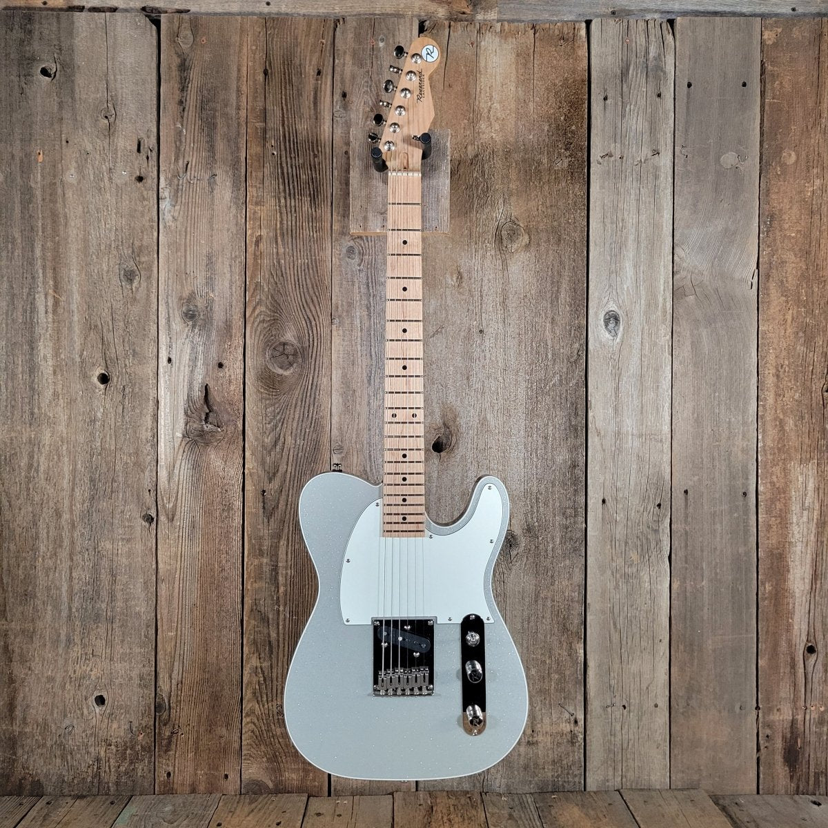 Reverend Eastsider E Pete Anderson Esquire – Silver Sparkle, 2022, w/Hardshell Case - Mahar's Vintage Guitars