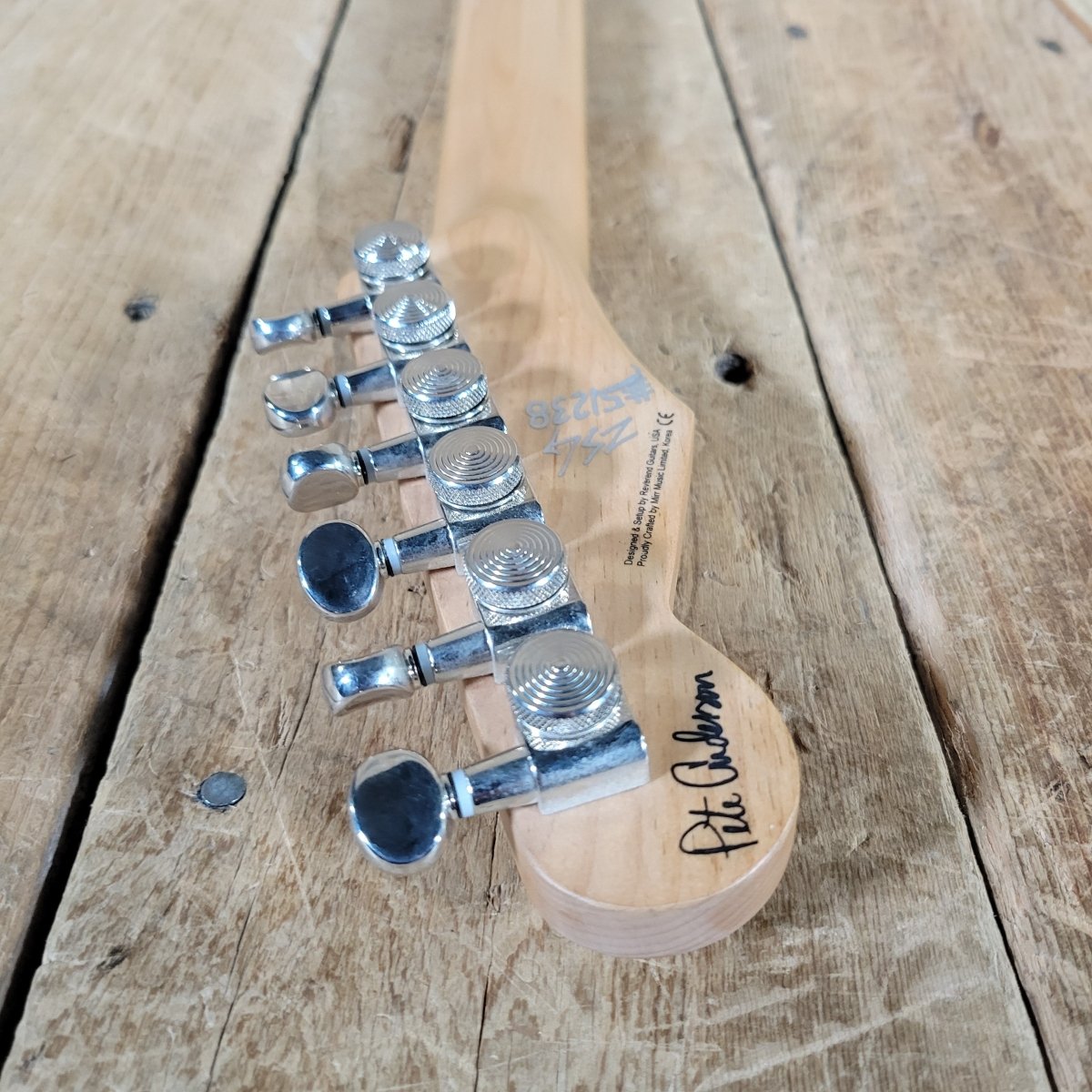 Reverend Eastsider E Pete Anderson Esquire – Silver Sparkle, 2022, w/Hardshell Case - Mahar's Vintage Guitars