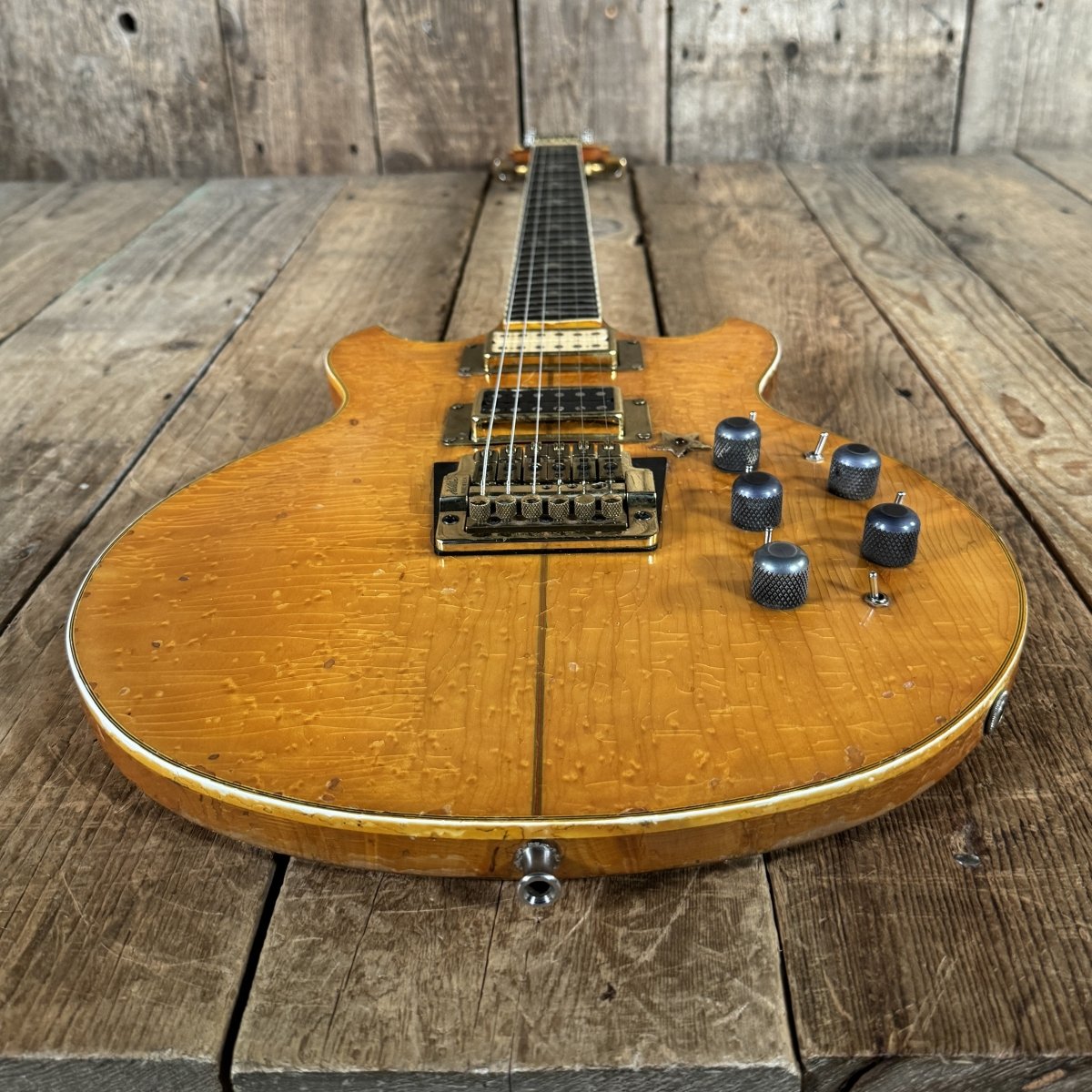 Rex Bogue Custom 6 String 1980 Natural - Mahar's Vintage Guitars