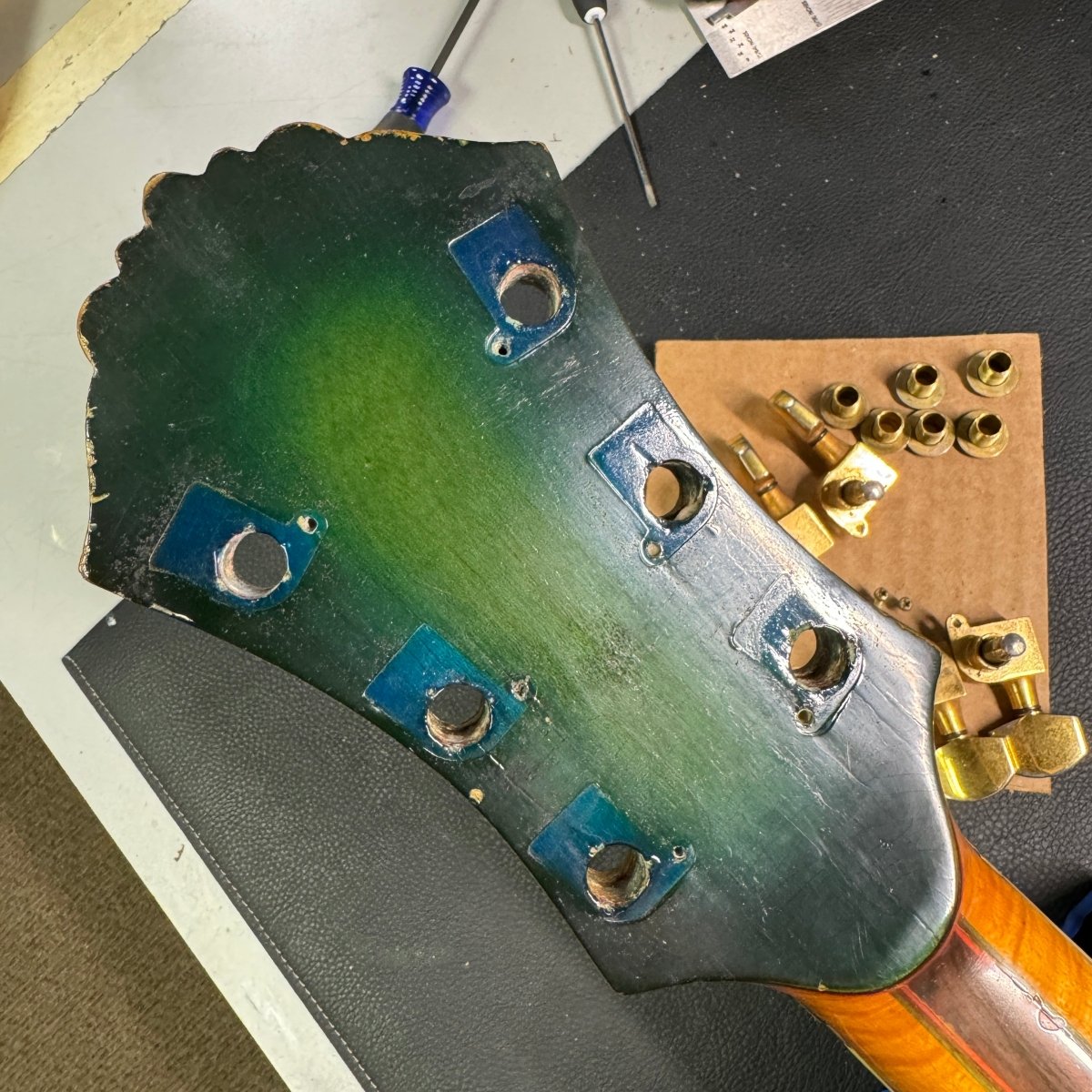 Rex Bogue Custom 6 String 1980 Natural - Mahar's Vintage Guitars