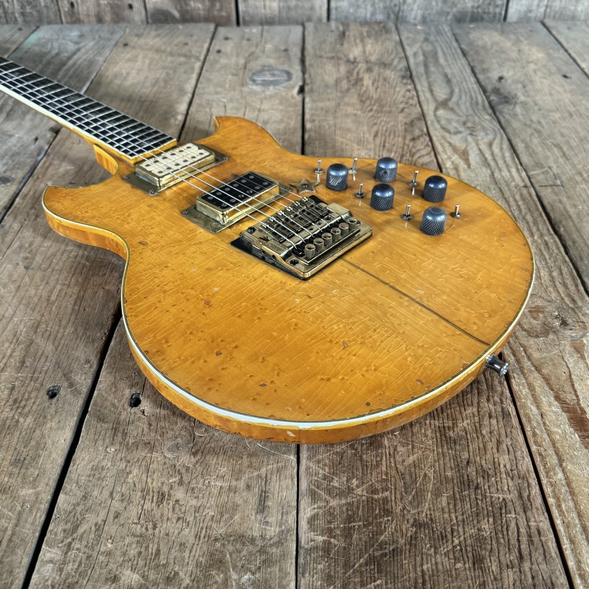 Rex Bogue Custom 6 String 1980 Natural - Mahar's Vintage Guitars