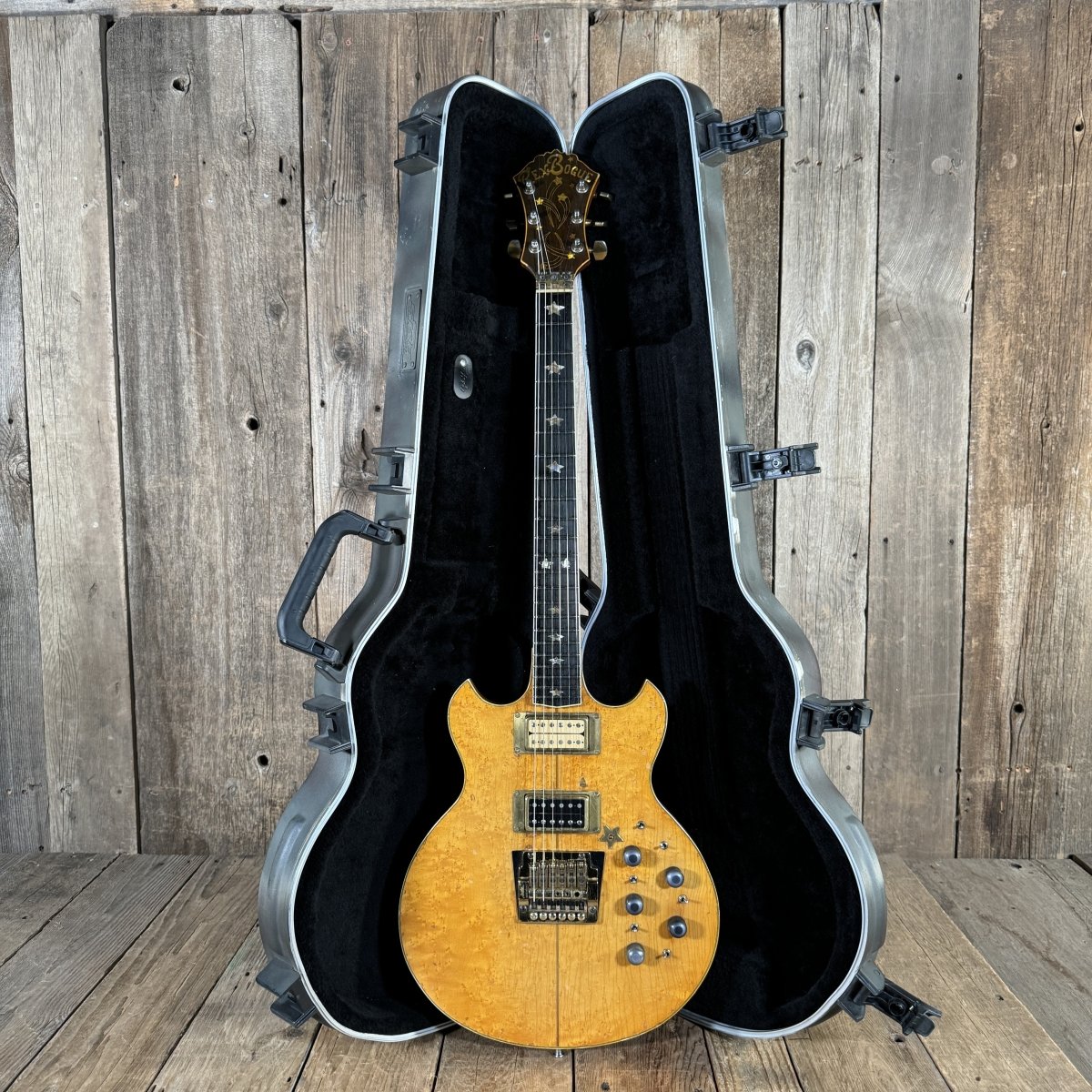 Rex Bogue Custom 6 String 1980 Natural - Mahar's Vintage Guitars