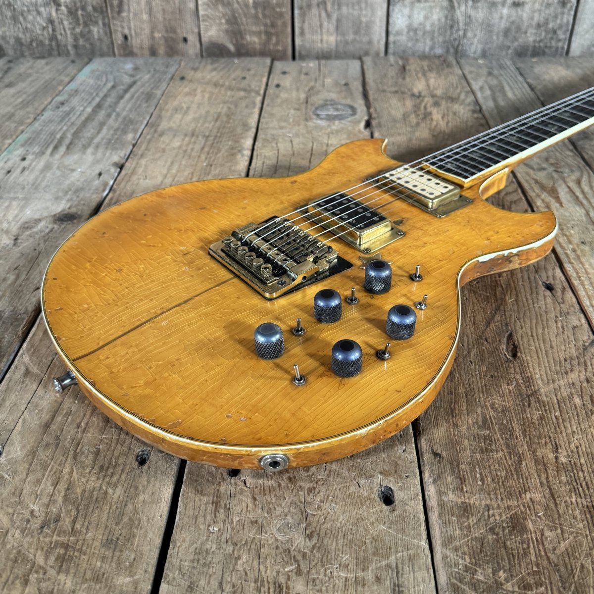 Rex Bogue Custom 6 String 1980 Natural - Mahar's Vintage Guitars