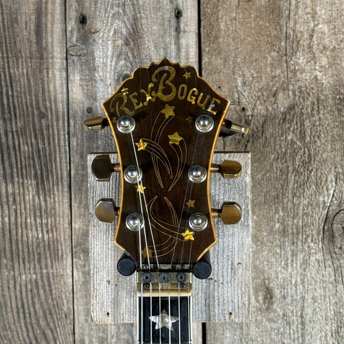 Rex Bogue Custom 6 String 1980 Natural - Mahar's Vintage Guitars