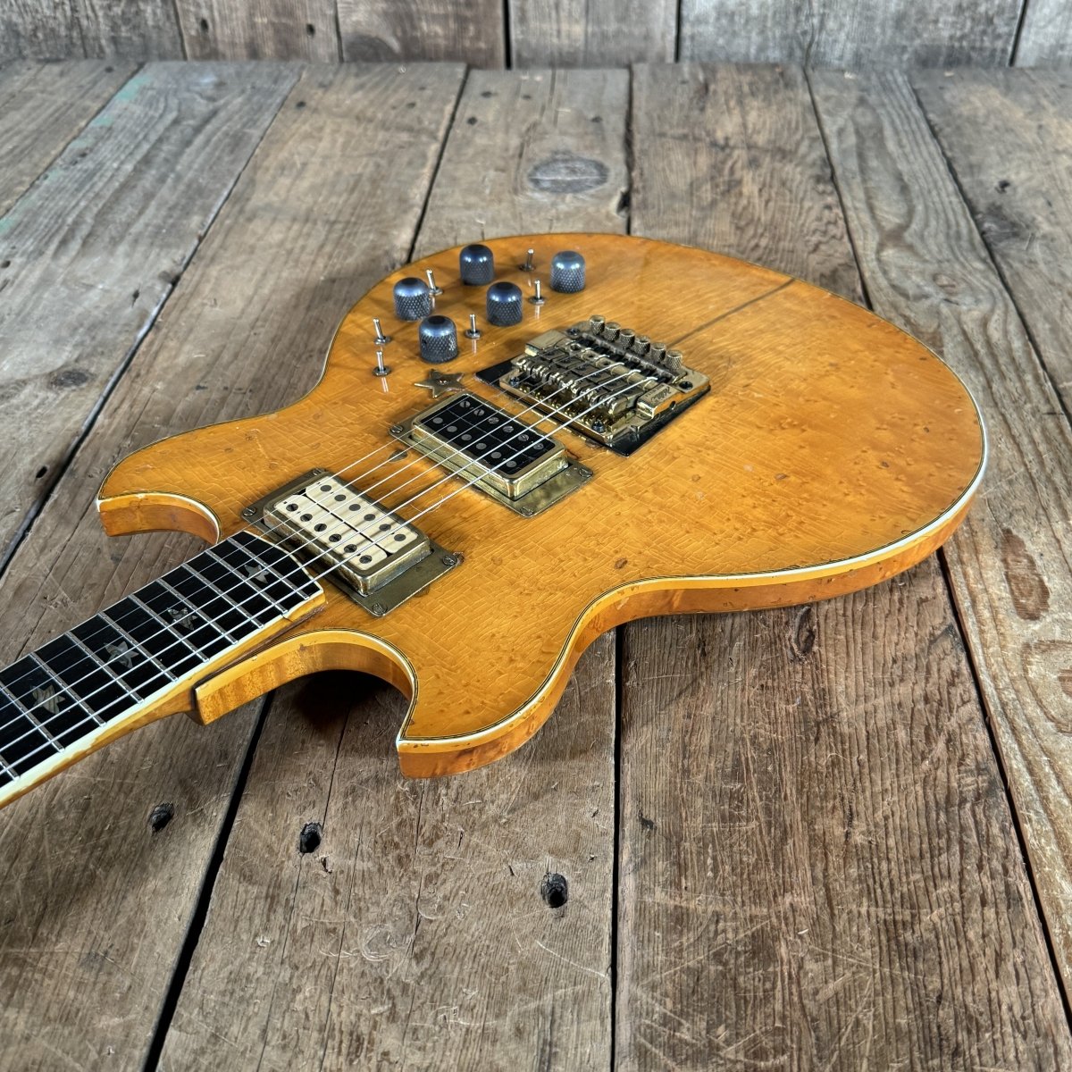 Rex Bogue Custom 6 String 1980 Natural - Mahar's Vintage Guitars