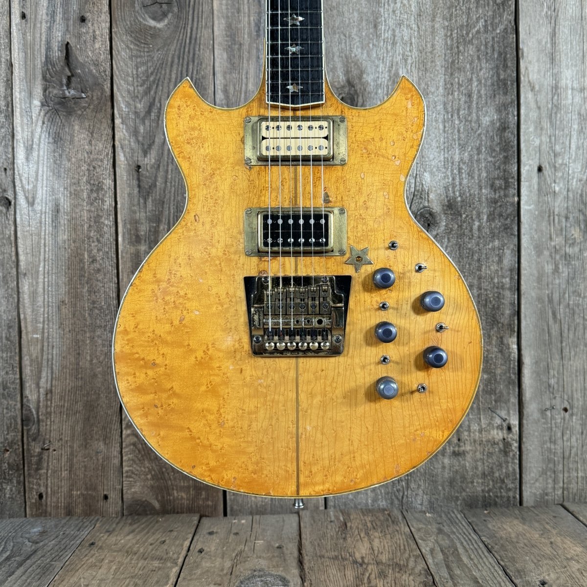 Rex Bogue Custom 6 String 1980 Natural - Mahar's Vintage Guitars