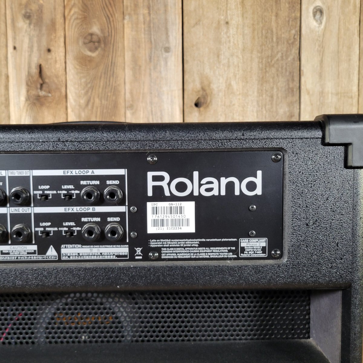 Roland GA - 112 100w 1x12 Combo w/Slip Cover 2013 - Mahar's Vintage Guitars