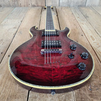 Schecter S - 1 Elite Double Cut 2003–2007 – Flame Top Black Cherry w/ Hard Case - Mahar's Vintage Guitars