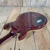 Schecter S - 1 Elite Double Cut 2003–2007 – Flame Top Black Cherry w/ Hard Case - Mahar's Vintage Guitars