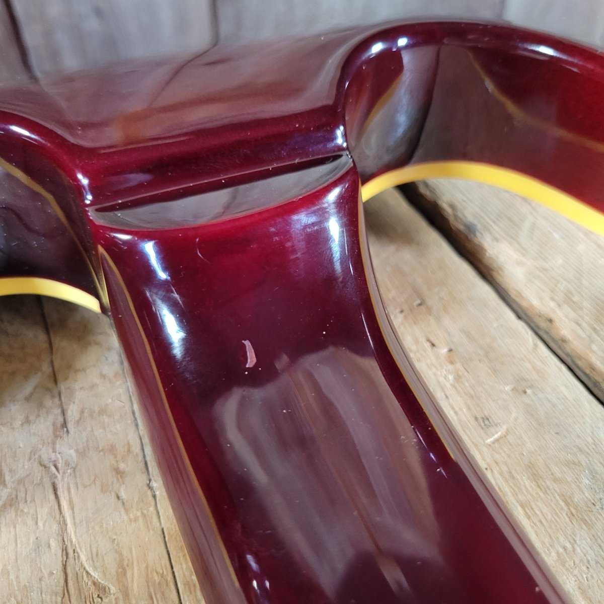 Schecter S - 1 Elite Double Cut 2003–2007 – Flame Top Black Cherry w/ Hard Case - Mahar's Vintage Guitars