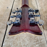 Schecter S - 1 Elite Double Cut 2003–2007 – Flame Top Black Cherry w/ Hard Case - Mahar's Vintage Guitars