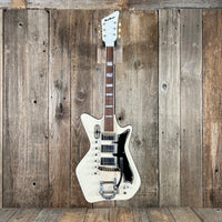 SOLD - Airline Professional White Res - O - Glass All Original Orig Case 1964 - Mahar's Vintage Guitars