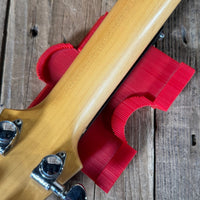 SOLD - Ampeg Dan Armstrong ADA4 Lucite Bass Reissue 2010 Clear Lucite - Mahar's Vintage Guitars