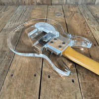 SOLD - Ampeg Dan Armstrong ADA4 Lucite Bass Reissue 2010 Clear Lucite - Mahar's Vintage Guitars