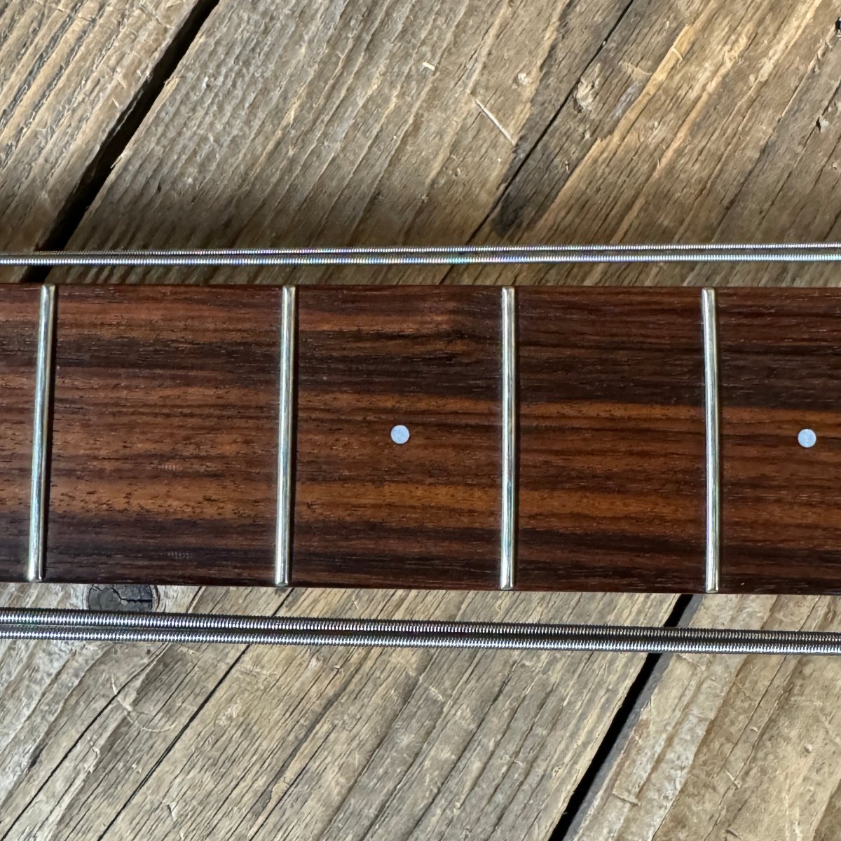 SOLD - Ampeg Dan Armstrong ADA4 Lucite Bass Reissue 2010 Clear Lucite - Mahar's Vintage Guitars