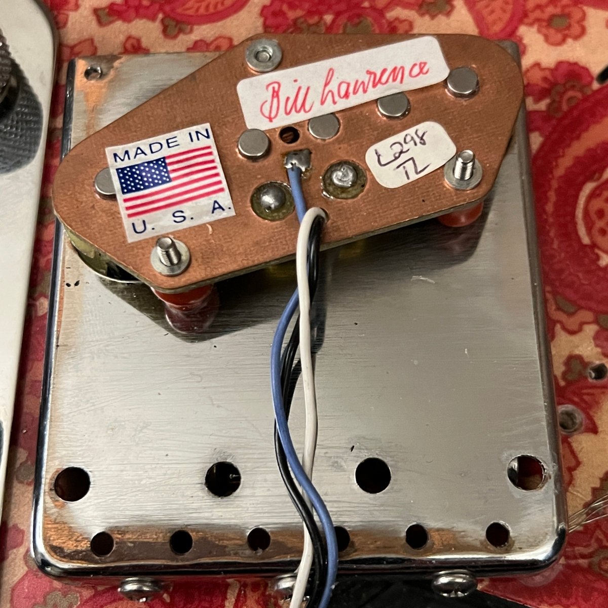 SOLD - Crook Custom Guitars Paisley Tele 2000s One Off Custom Telecaster - Mahar's Vintage Guitars